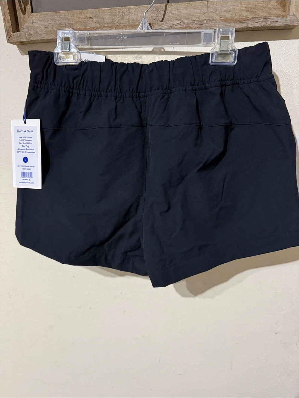 NWT Outdoor Voices Black RekTrek Shorts